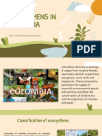 Ecosystems in Colombia