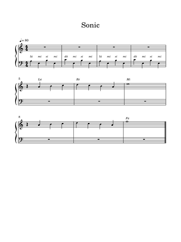 Sonic | PDF
