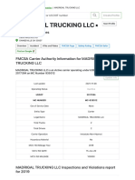 Find MADRIGAL TRUCKING LLC profiles inspections