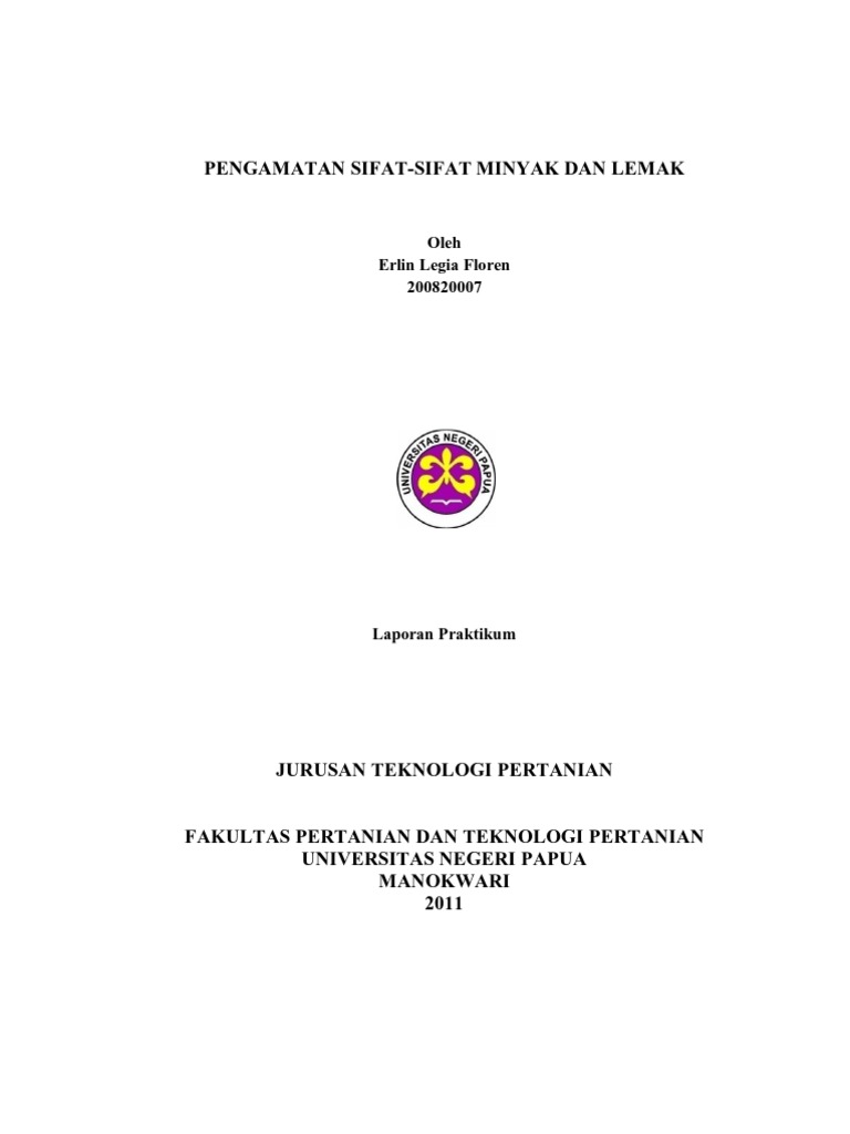 Sifat Fisik dan Kimia Minyak dan Lemak | PDF