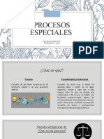 Procesos Especiales