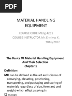 The Basics of Material Handling Equipment and Their