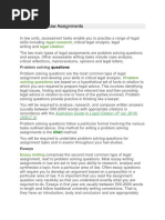 How To Write Law Assignments