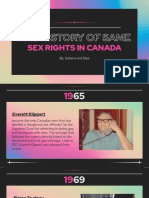 Sex Rights in Canada: By: Sahana and Diya