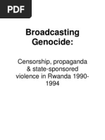Download Rwanda Broadcasting Genocide by blanketthief SN55793085 doc pdf