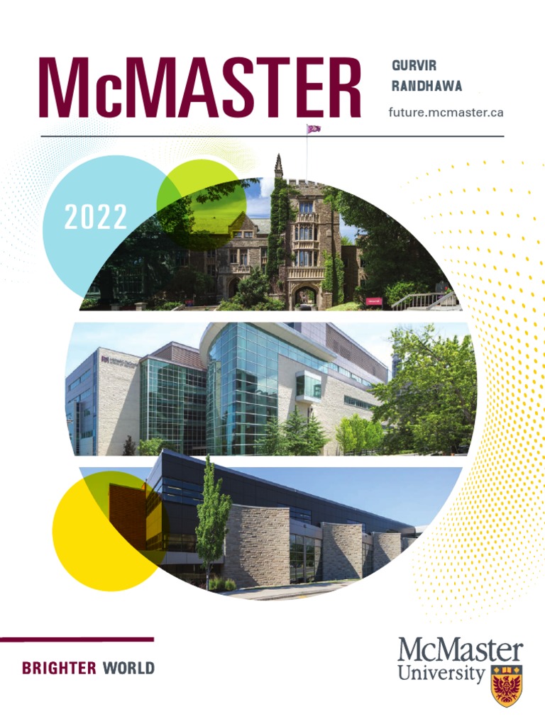McMaster Viewbook PDF Health Care University And College Admission