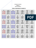 Dyme January Schedule