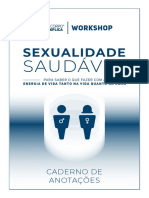 Workshop de Sexualidade Saud Vel - Caderno de Anota Es