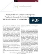 Berger Carlson (2020) - Family Policy and Complex Contemporary Families