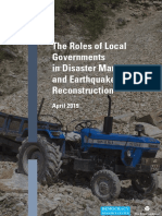 Nepal - Role of Local Government in Disaster Management