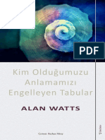 Kim Oldugumuzu Anlamamizi Engelleyen Tabular Alan Watts PDF Indir on Okuma 1612471310