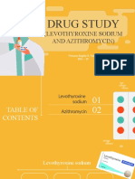 DRUG STUDY: LEVOTHYROXINE AND AZITHROMYCIN
