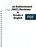 National Achievement Test (NAT) Reviewer in Grade 6 English 