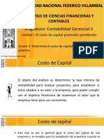 Sesión 4. Determina El Costo de Capital y Desarrollo Práctico.