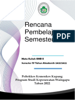 RPS Kmb-Ii Kurikulum Tahun 2019 - Semester Genap 2022 (Lengkap TTD)