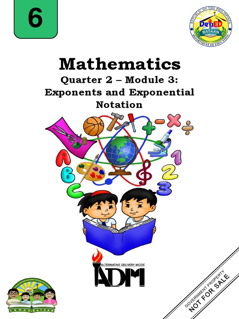 Math6 q2 Mod3 Exponents-and-Exponential-Notation | PDF | Exponentiation ...