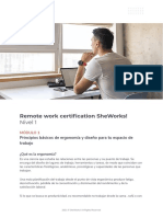 Remote Work Certification Sheworks!: Nivel 1