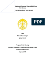 Claporan Praktikum 4 Endapan Mineral Bijih Dan Hidrotermal PDF Free