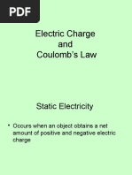 Electric Charge and Coulomb's Law