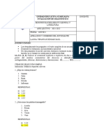 Diagnóstico Segundo Bach