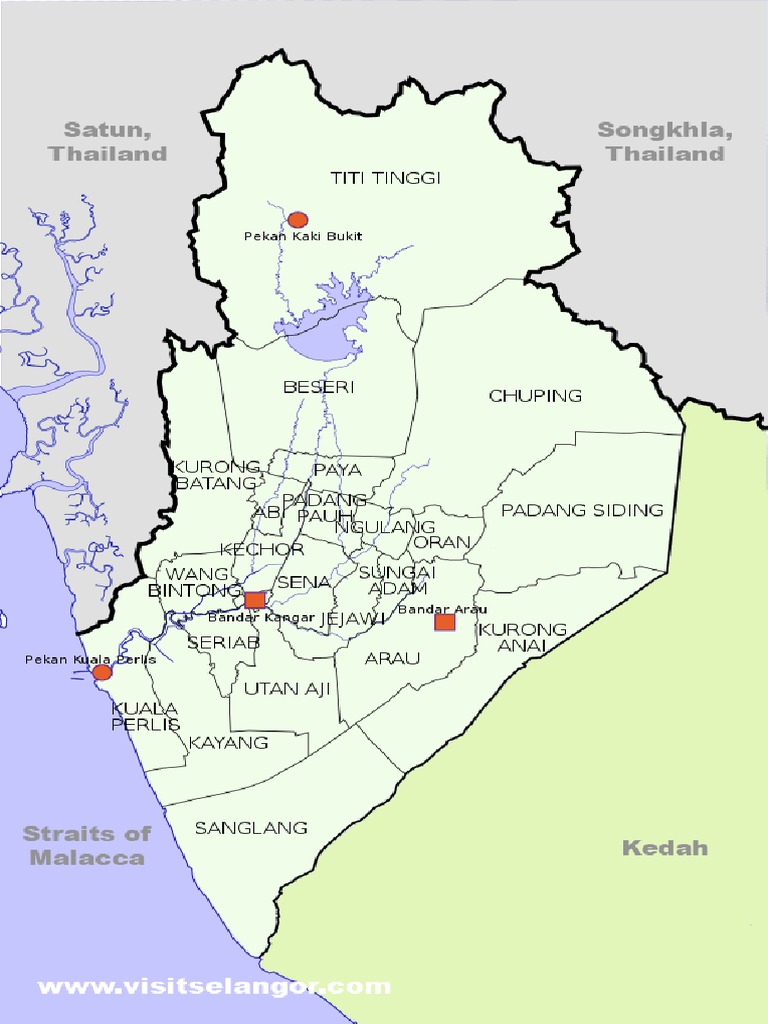 Perlis Mukim Map | PDF