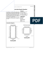 LMC835 Digital Controlled Graphic Equalizer: General Description Features
