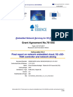 5G ESSENCE Final Report on cSD-RAN Controller and Network Slicing (40/40