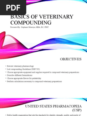 Basics of Veterinary Compounding %5bAutosaved%5d 3