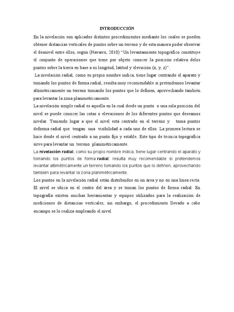 Intro Simple Radial | PDF