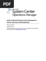 Guide To Microsoft System Center Management Pack For SQL Server 2014 Replication