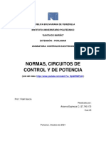 CIRCUITOS DE CONTROL Y DE POTENCIA (Controles Electricos Ensayo) Arianna Espinoza