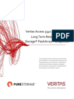 Veritas Access 3340 Appliance For Long Term Retention of Pure Storage® Flasharray™ Snapshots