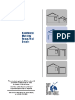 Residential Masonry Fence/Wall Details