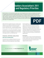 2011 Legislative and Regulatory Priorities