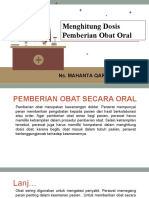 Menghitung Dosis Obat Oral