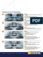 Potential Errors in Positioning for Orthodontic Images