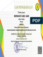Piagam Indrawati Abd Gani