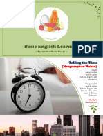 Basic English Learning - Telling the Time