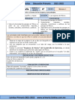 Noviembre - 4to Grado Geografía (2021-2022)