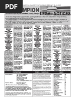 The Champion Legal Ads: 02-10-22