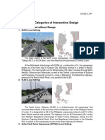 Three Categories of Intersection Design: A. Grade-Separated Without Ramps