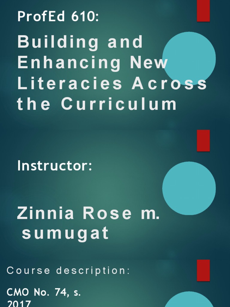 21st Century Literacies in Education | PDF | Curriculum | Literacy
