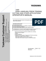 Operator'S Manual: YRC1000 Material Handling, Press Tending, Cutting, and Other Applications