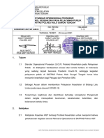 Sop Protokol Kesehatan Yan Satpas 2021