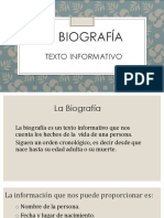 1) La BiografÍa