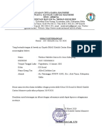 SMA SWASTA KATOLIK CARITAS MAUMERE TERBITKAN SURAT KETERANGAN