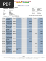 Statement of Account: Date Tran Id Remarks UTR Number Instr. ID Withdrawals Deposits Balance