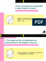 The Angle at The Circumference Subtended by Arcs of The Same Length Are Equal