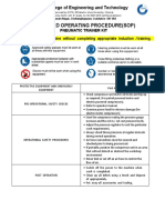 Standard Operating Procedure (Sop) : CK College of Engineering and Technology