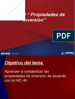 NIC 40 Propiedades de Inversión